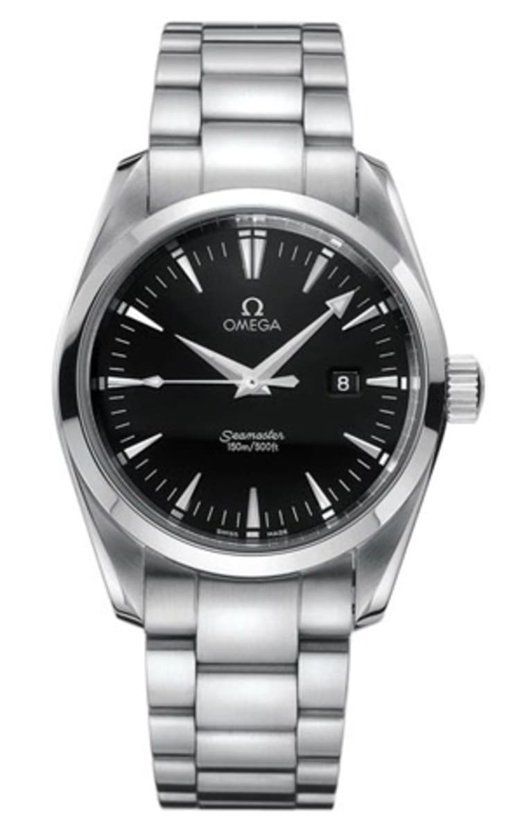 美品 オメガ 2517.50 OMEGA Seamaster Omega Seamaster Aqua Terra Men's Watch 2517.50.00 | WatchMaxx