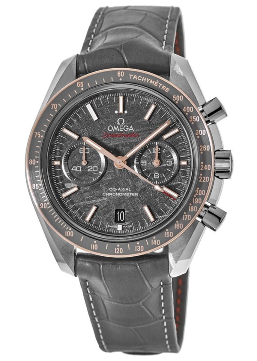 Omega Speedmaster Moonwatch Co-Axial Chronograph Grey Side 