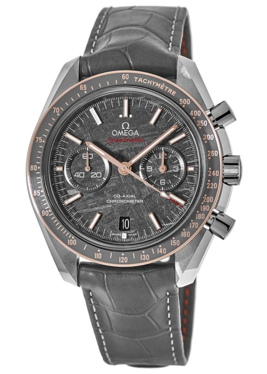 Omega Speedmaster Moonwatch Co-Axial Chronograph Grey Side Omega Speedmaster Moonwatch Co-Axial Chronograph Grey Side