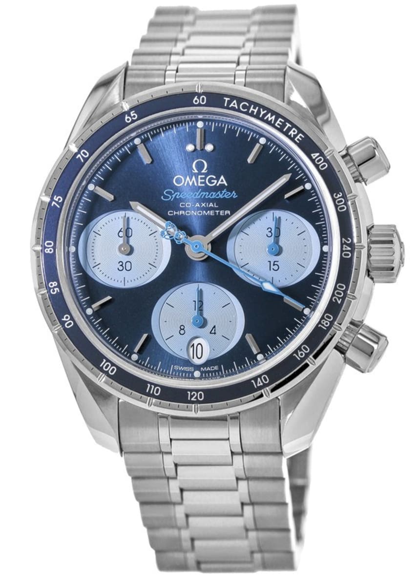 blue dial omega speedmaster