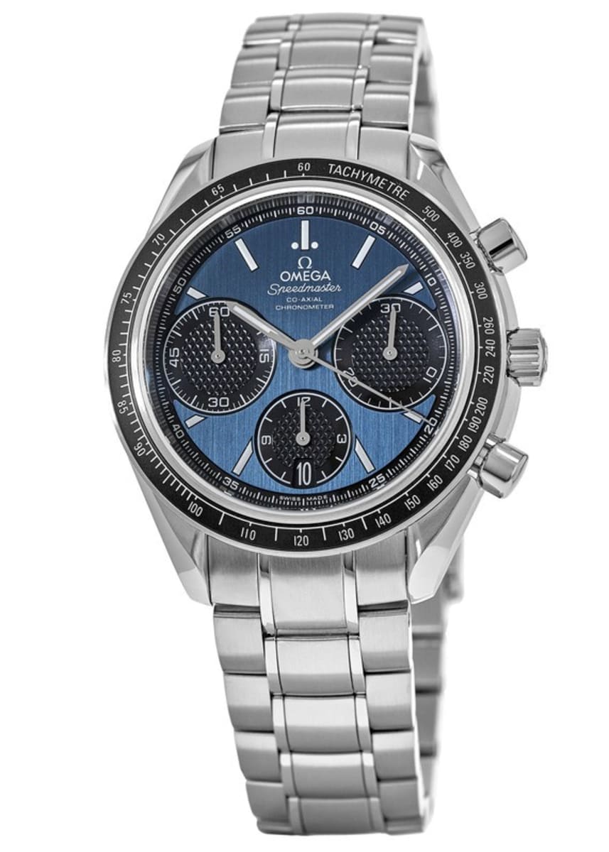 omega speedmaster automatic blue dial