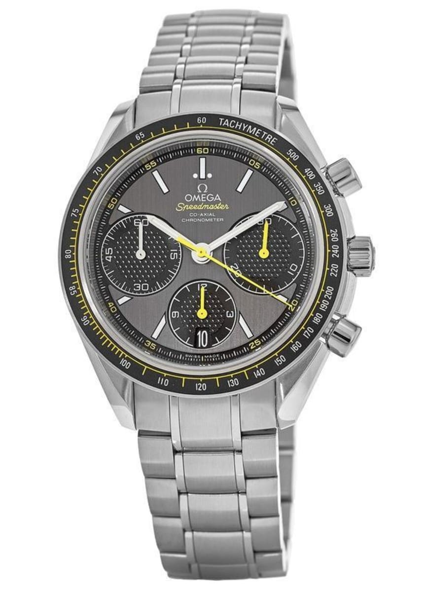 omega speedmaster racing grey dial