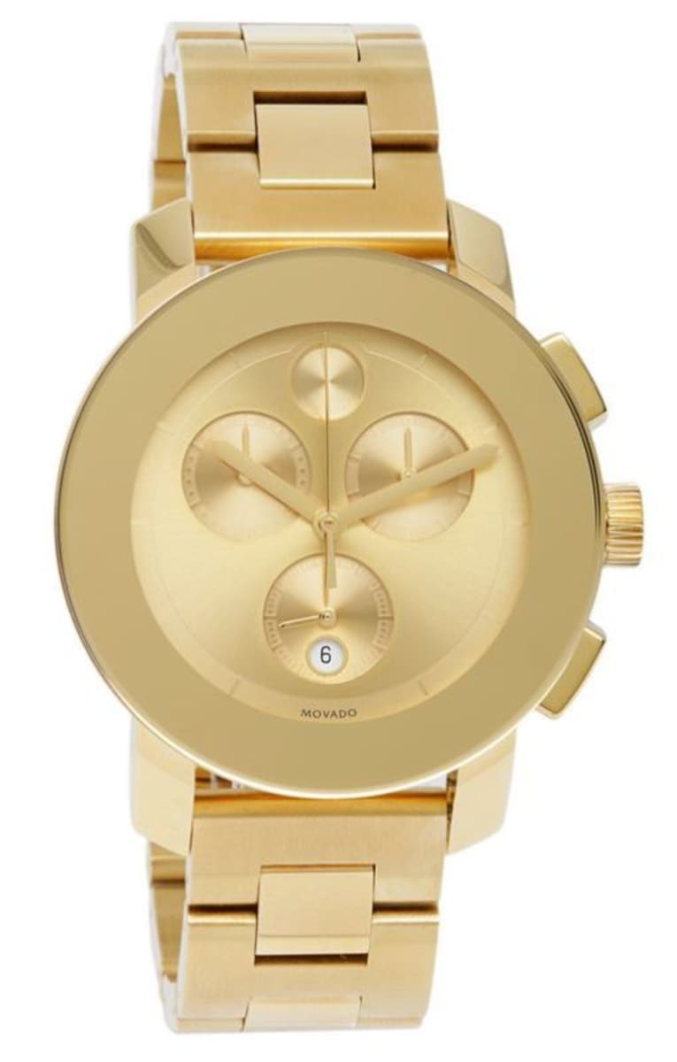 Movado Bold Yellow Gold Plated Women S Watch 3600076 Watchmaxx Com