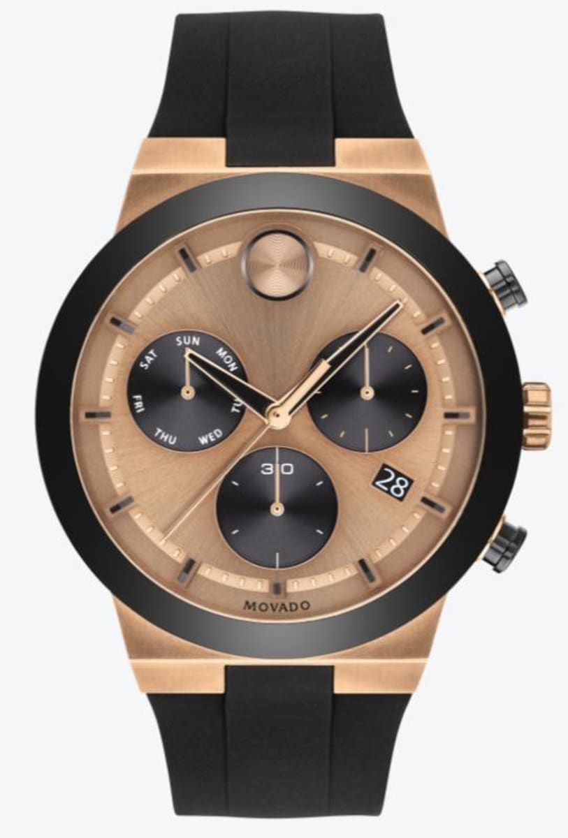 movado bold silicone strap