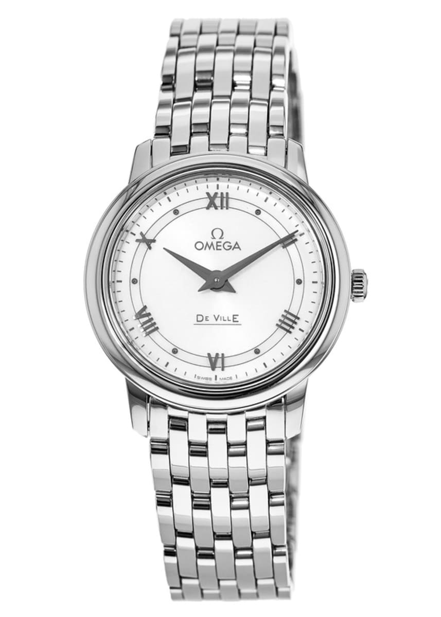 Omega De Ville Prestige Quartz 27.4mm White Dial Women's Watch