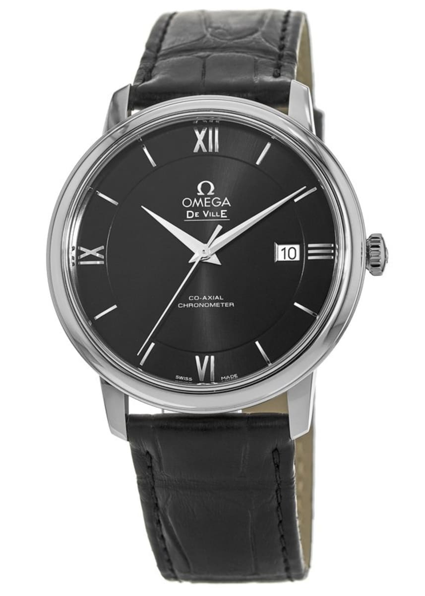 omega de ville black dial