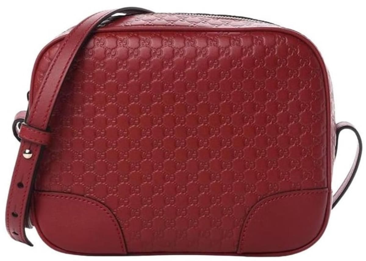 Gucci Guccissima Soho Tote Red