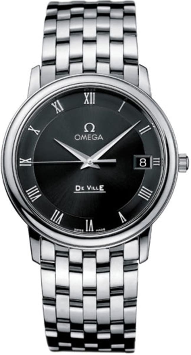 Omega De Ville Quartz 34mm Men's Watch 4510.52.00 | WatchMaxx.com