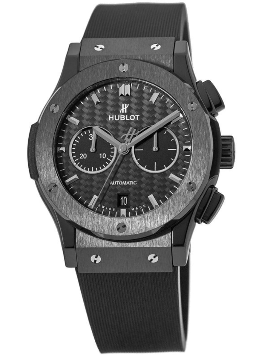 Hublot Classic Fusion 42mm Chronograph - Black Magic Watches