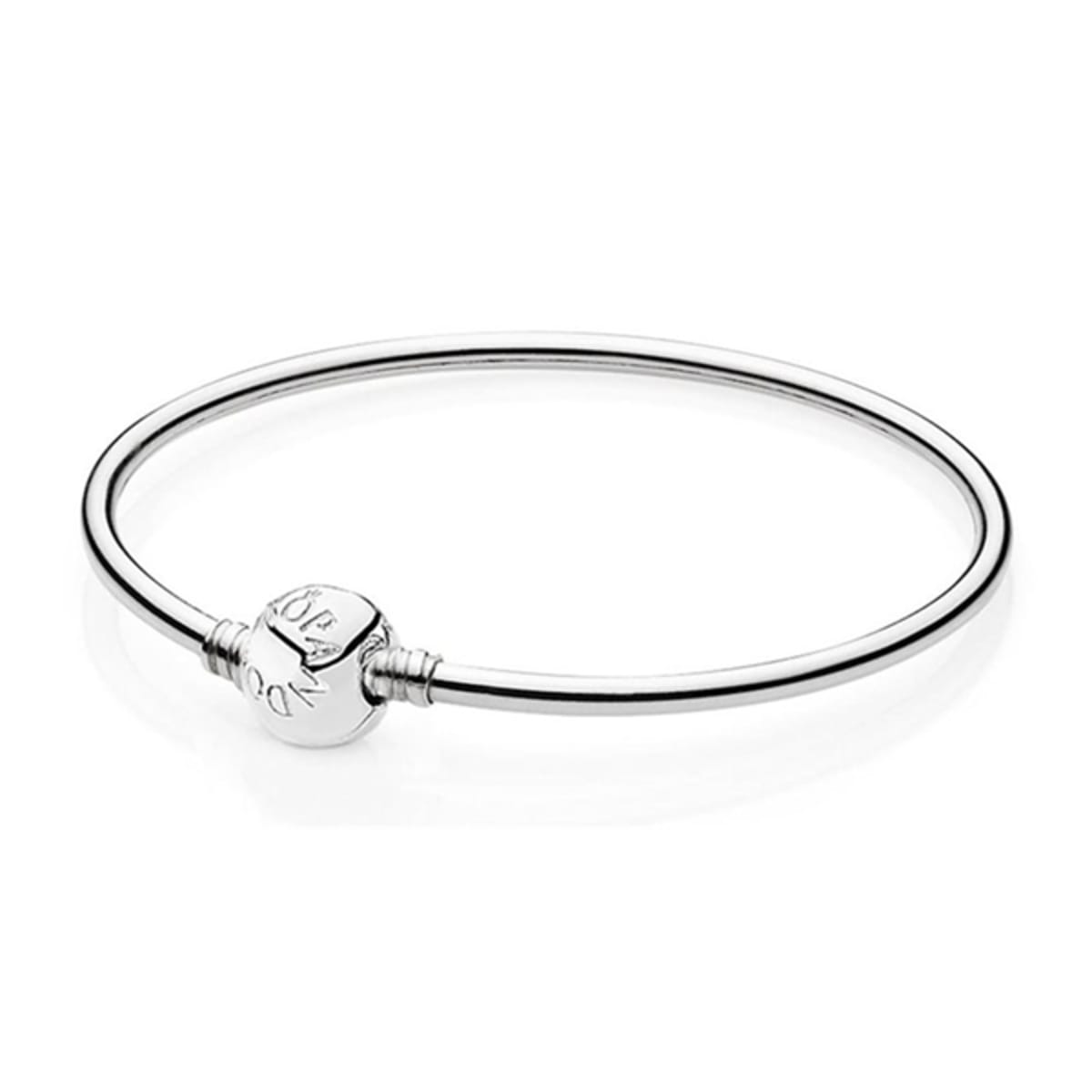 Pandora Sterling Silver 21cm Charm Bangle Bracelet 590713-21