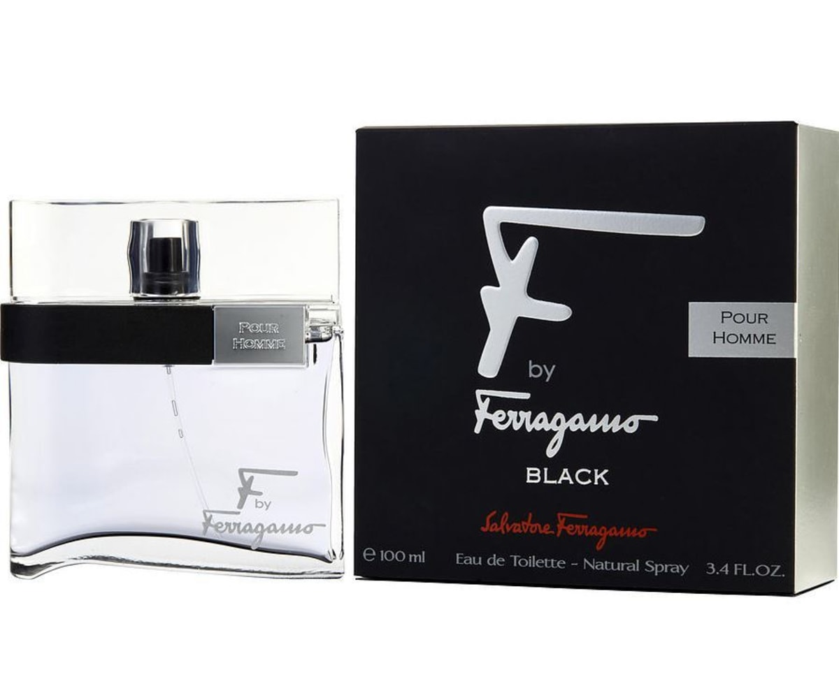 Salvatore Ferragamo Cologne F by F Black Edt SPRAY 3.4 oz