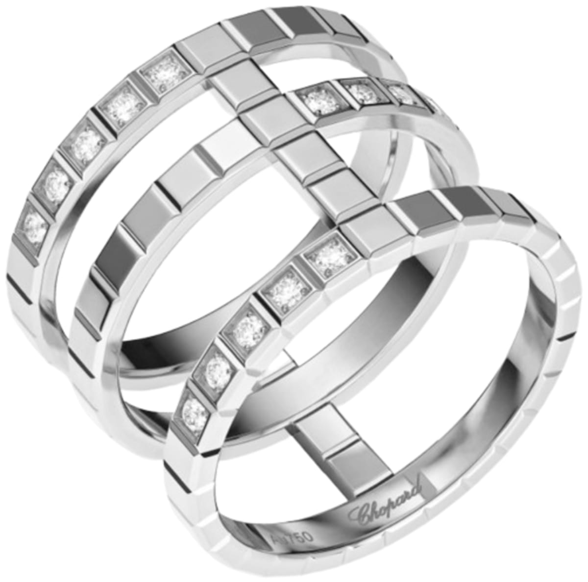 Chopard Ice Cube Women's Ring 827007-1010 | WatchMaxx