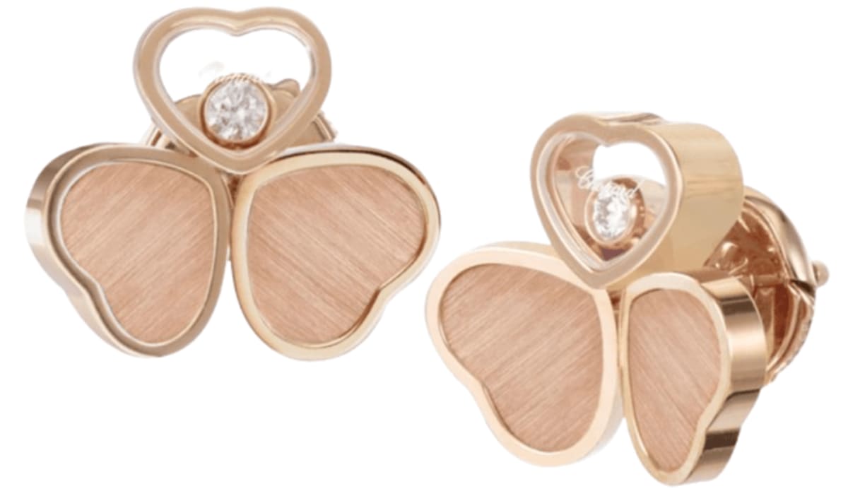 ♡A♡ Chopard My Happy Hearts Earrings - 83A086-1902