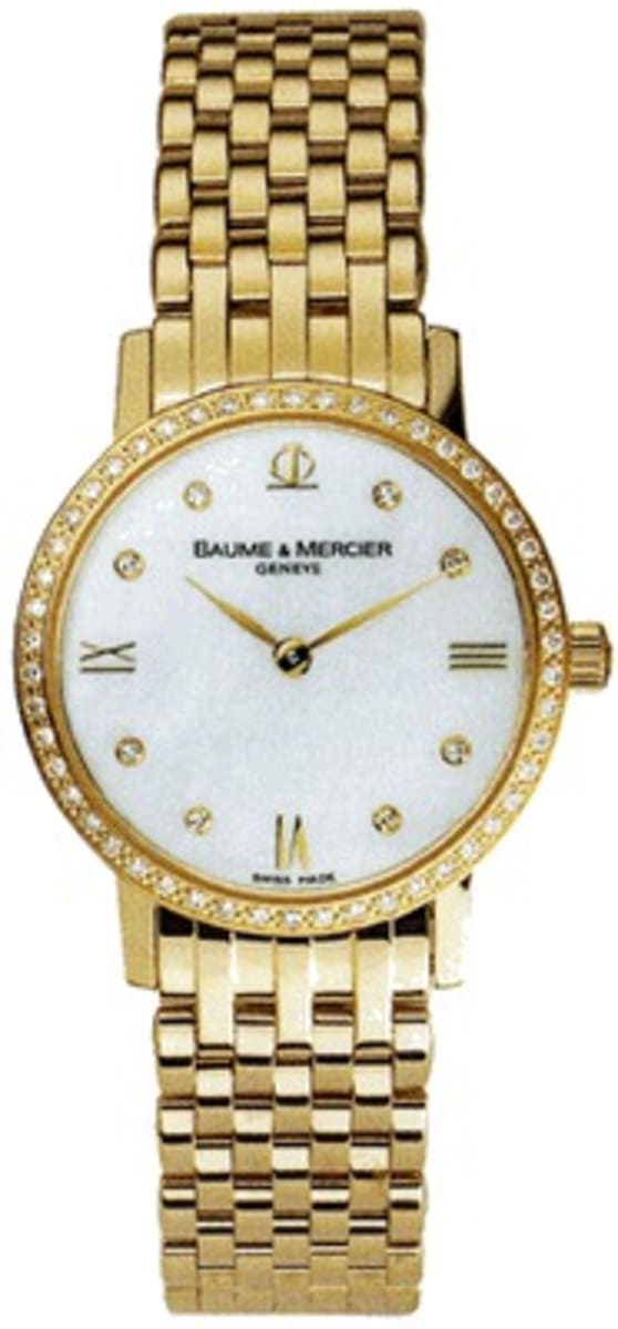 mercier classima baume mercier 18k gold ladies watch Baume Mercier Classima Executives Quartz Women's Watch 8579
