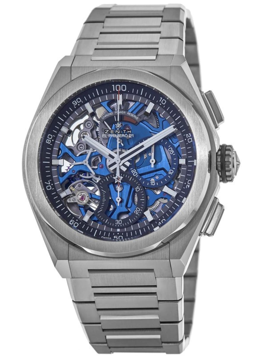 Zenith Defy Classic Automatic Skeletal Dial Titanium Men's Watch