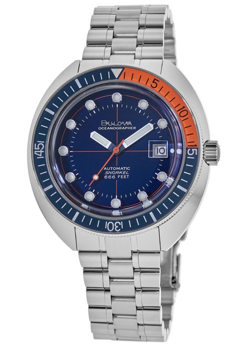 Bulova men's oceanographer automatic watch stores hotsell