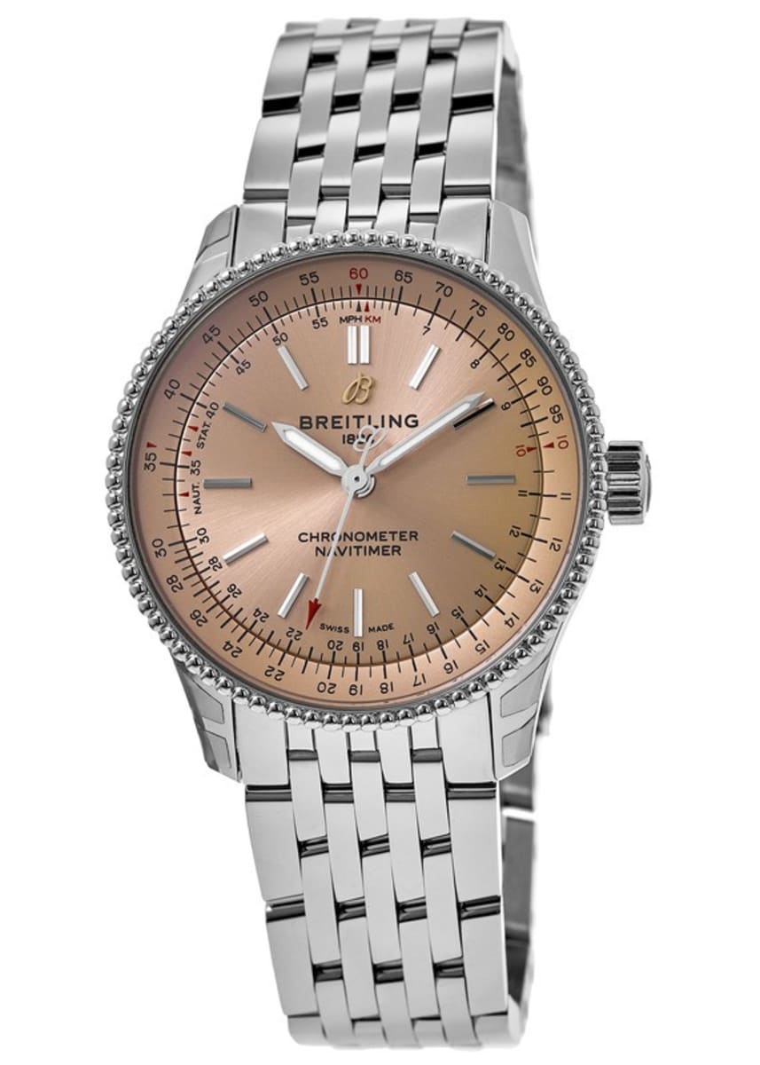 Breitling Navitimer Automatic 35 Copper Dial Stainless Women's |