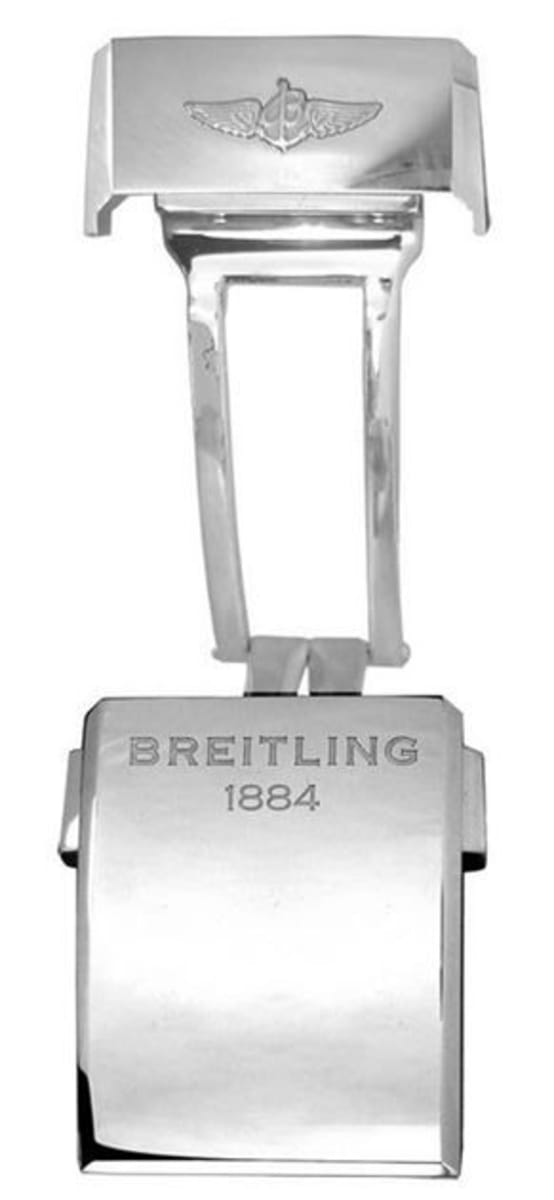 Breitling Steel 20mm Deployment Men's Buckle A20D.2 | WatchMaxx