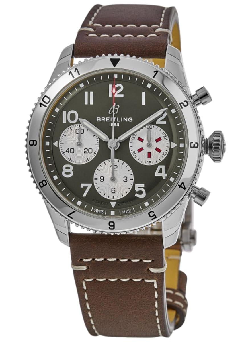 【新品・未使用】Alpha industries × BREITLING Breitling Classic Avi Chronograph 42 Men's Watch A233802A1L1X1