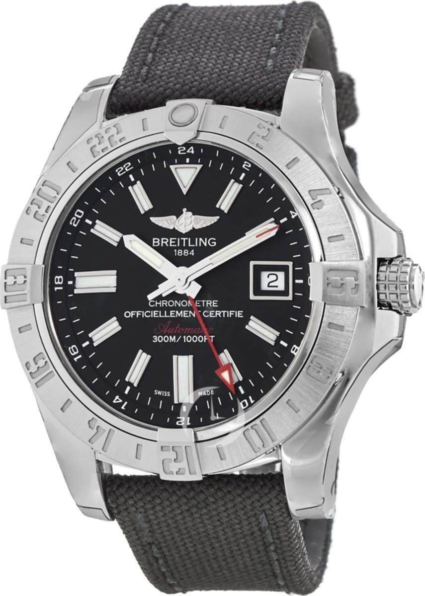 Breitling Avenger Avenger II GMT Black Dial Men's Watch A3239011/BC35-103W