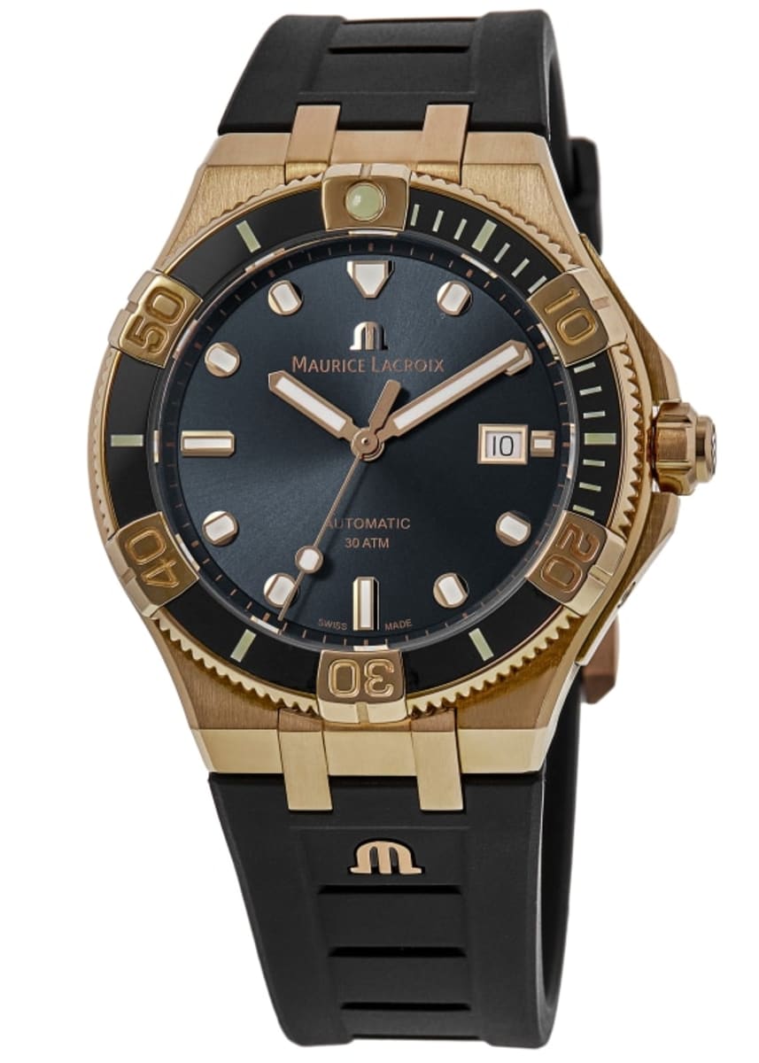 Maurice Lacroix Aikon Automatic Venturer Black Dial Limited Edition Men's  Watch AI6058-BRZ0B-330-2