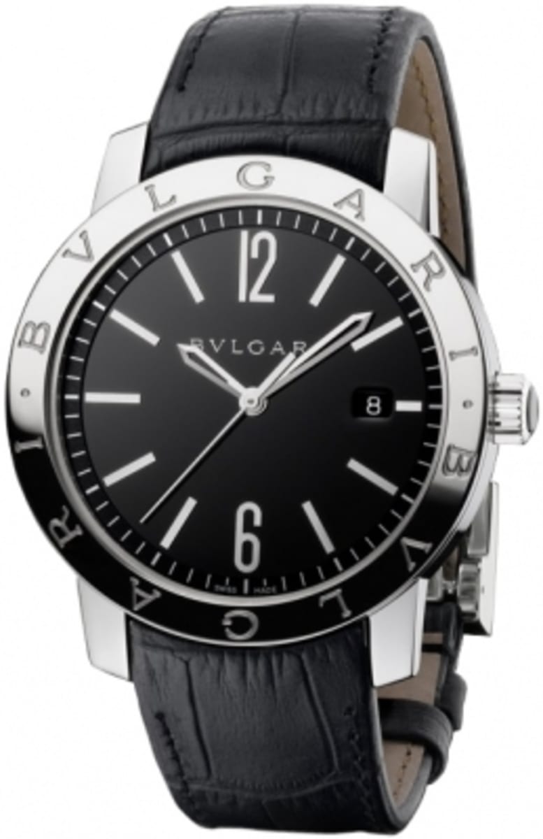 BVLGARI Bvlgari Bvlgari Watches BB41BSLD blackDial Stainless Steel/leather... New] BVLGARI Bulgari Bulgari BB41BSLDMBblack stainless Date  main image 2