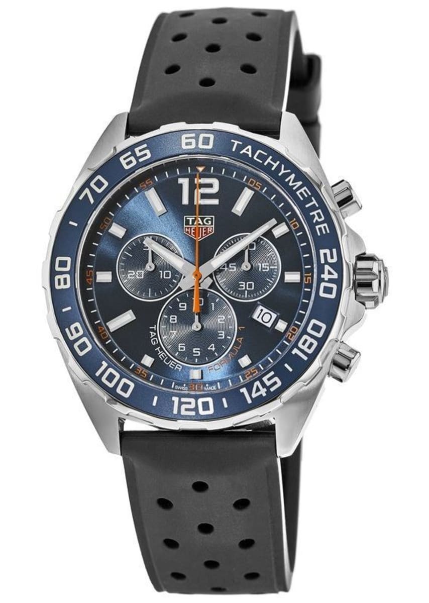 Tag Heuer Formula 1 Blue Dial Black Rubber Strap Men S Watch Caz1014 Ft8024 Sd Watchmaxx Com