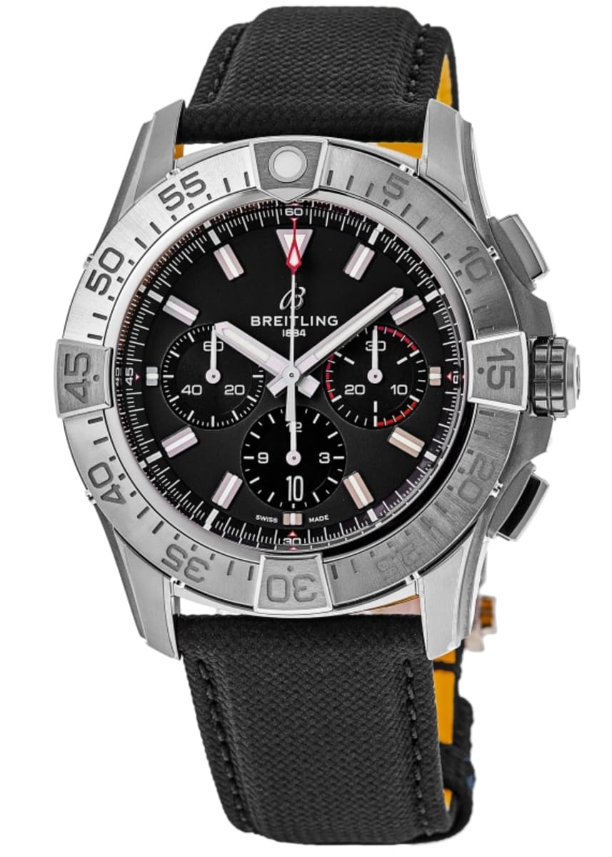 Breitling Super Avenger B01 Chronograph 46 Black Dial Titanium