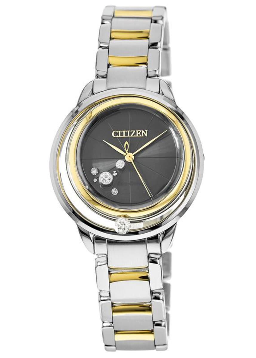 Ladies Citizen Sunrise stainless steel watch with diamonds men-s-citizen-em0320-83a-51.jpg main image 3