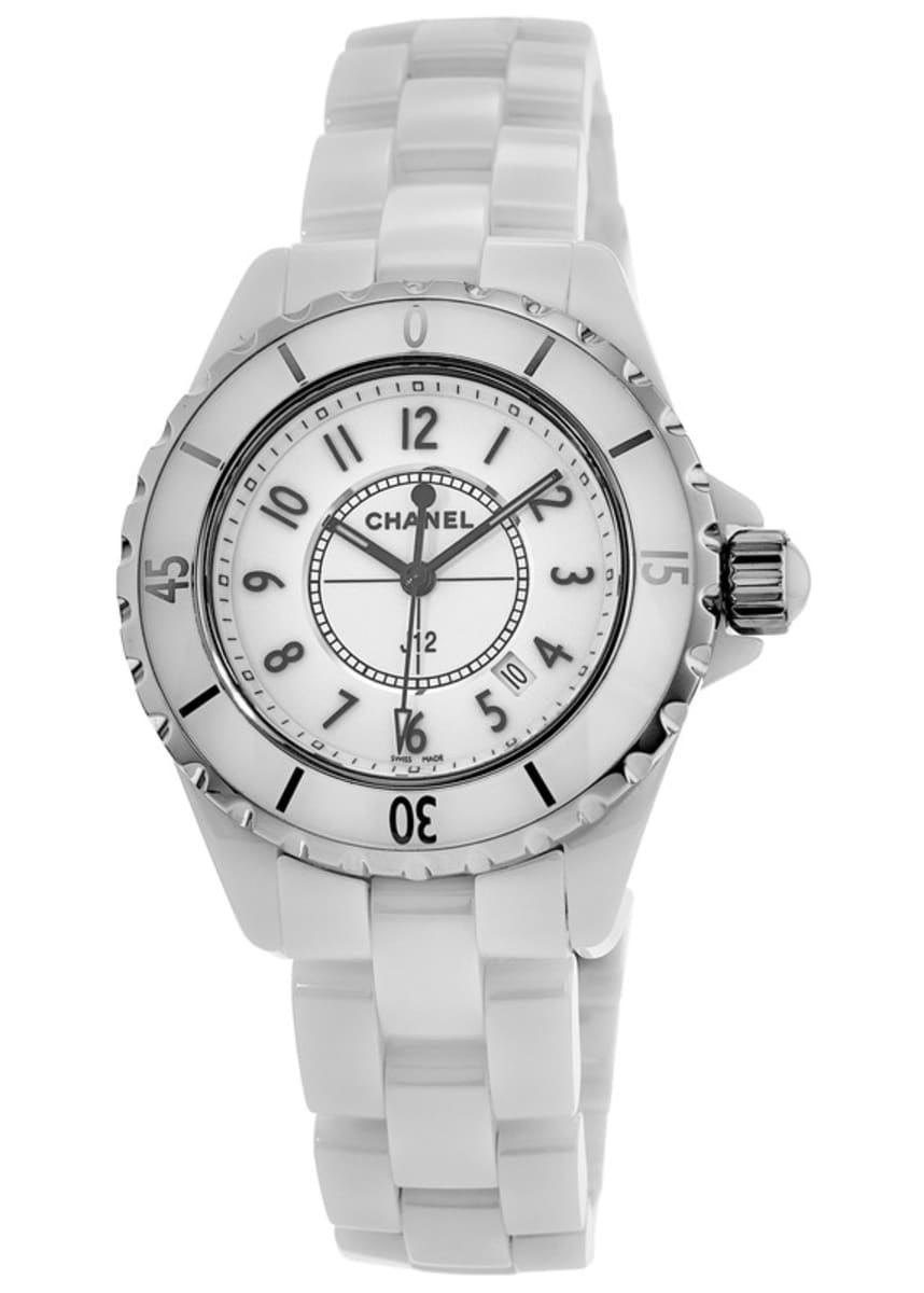 Chanel J12 Quartz H6755 Stainless Steel & White Ceramic Watch