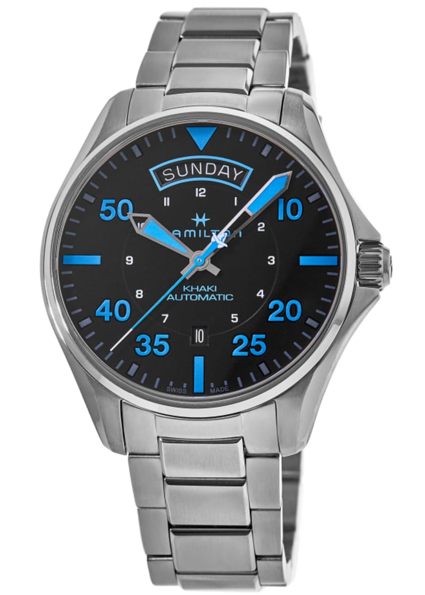 Hamilton Khaki Aviation Pilot Day Date Auto Men's Watch H64625131