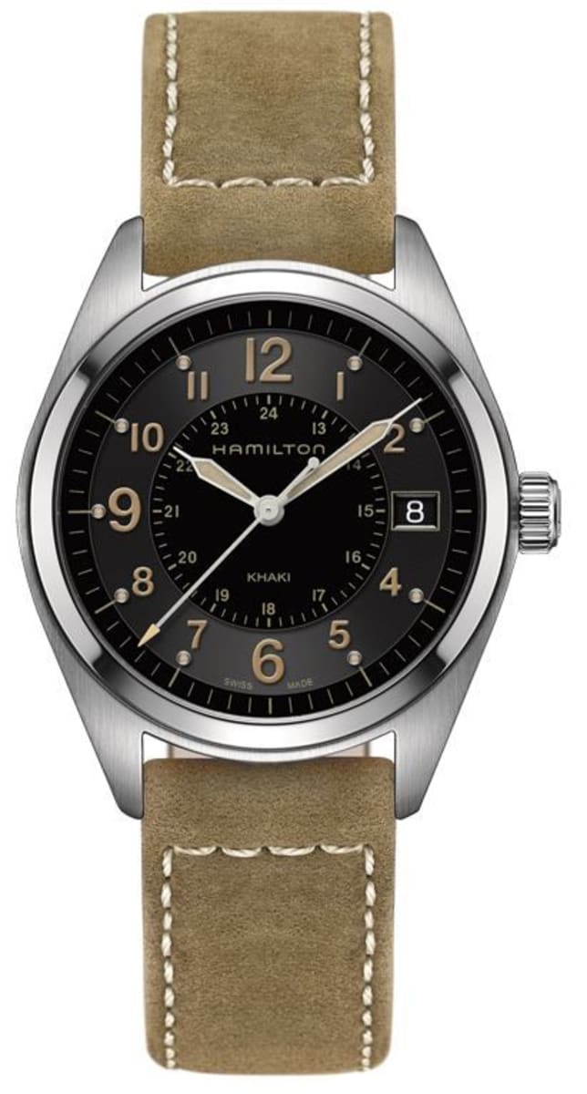 Hamilton Khaki Field Quartz Men's Watch H68551833 | WatchMaxx