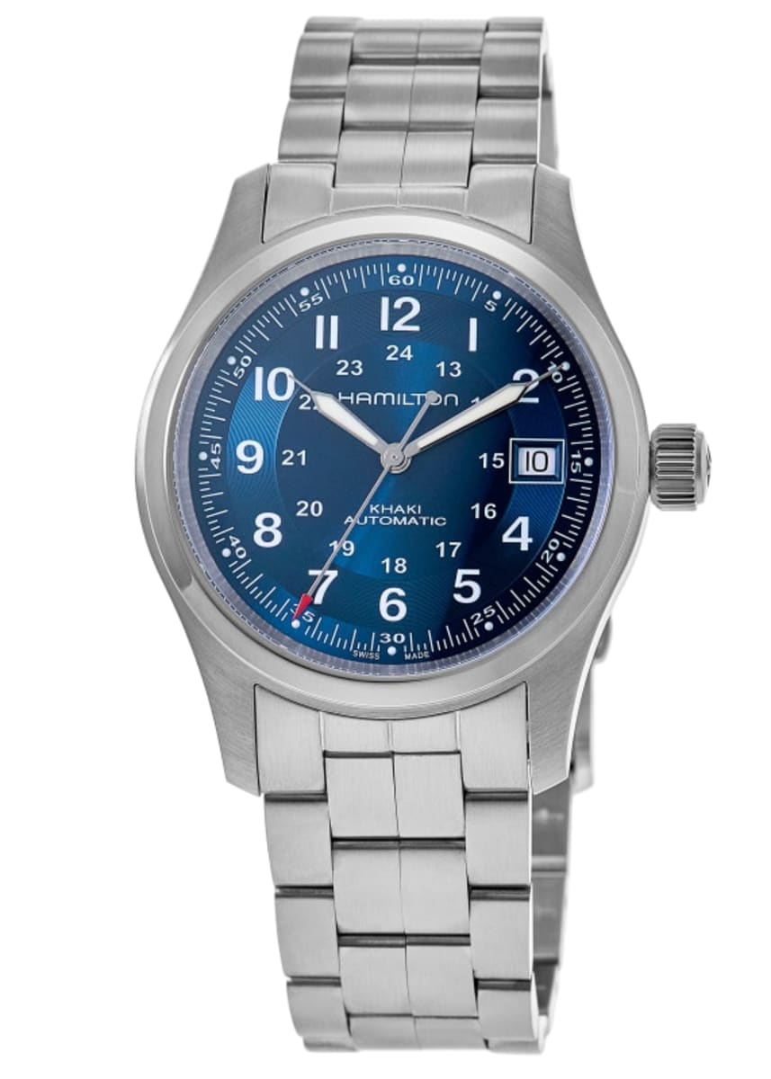 Hamilton Khaki Field Auto 38MM Men's Watch H70455140 | WatchMaxx