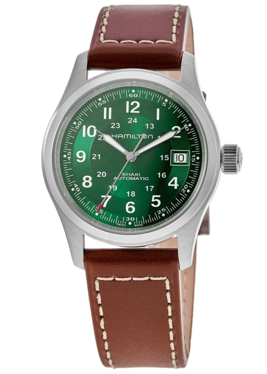 Hamilton Khaki Field Auto 38MM Men's Watch H70455560 | WatchMaxx