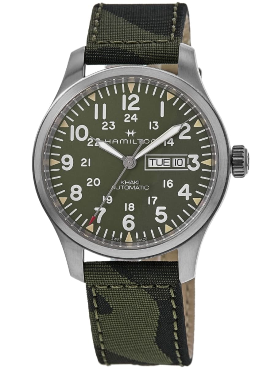 Hamilton Khaki グリーンデイト Hamilton Khaki Field Green Dial Watch, 42mm