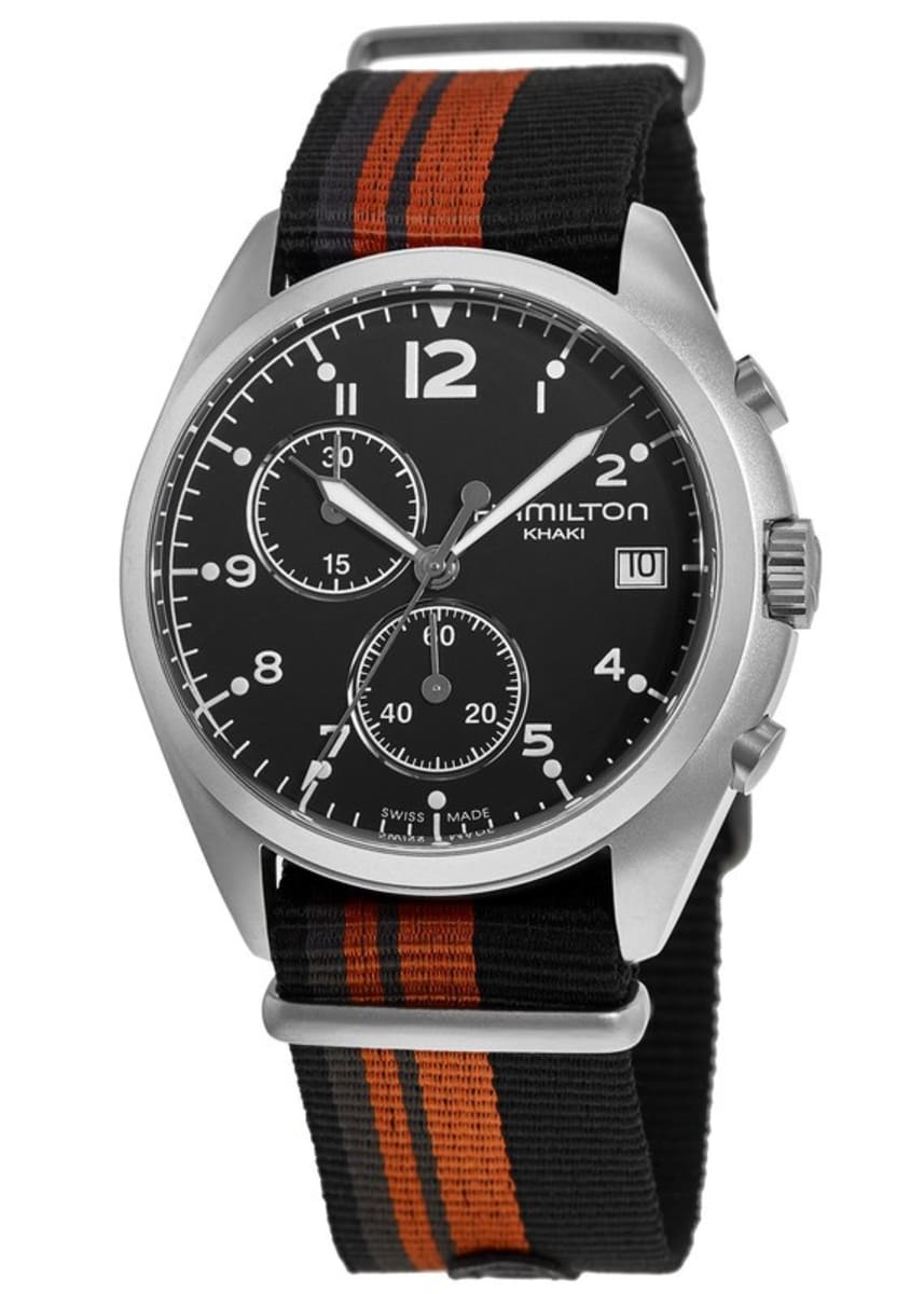 Hamilton Khaki Aviation Pilot Pioneer Chrono Quartz Men's Watch