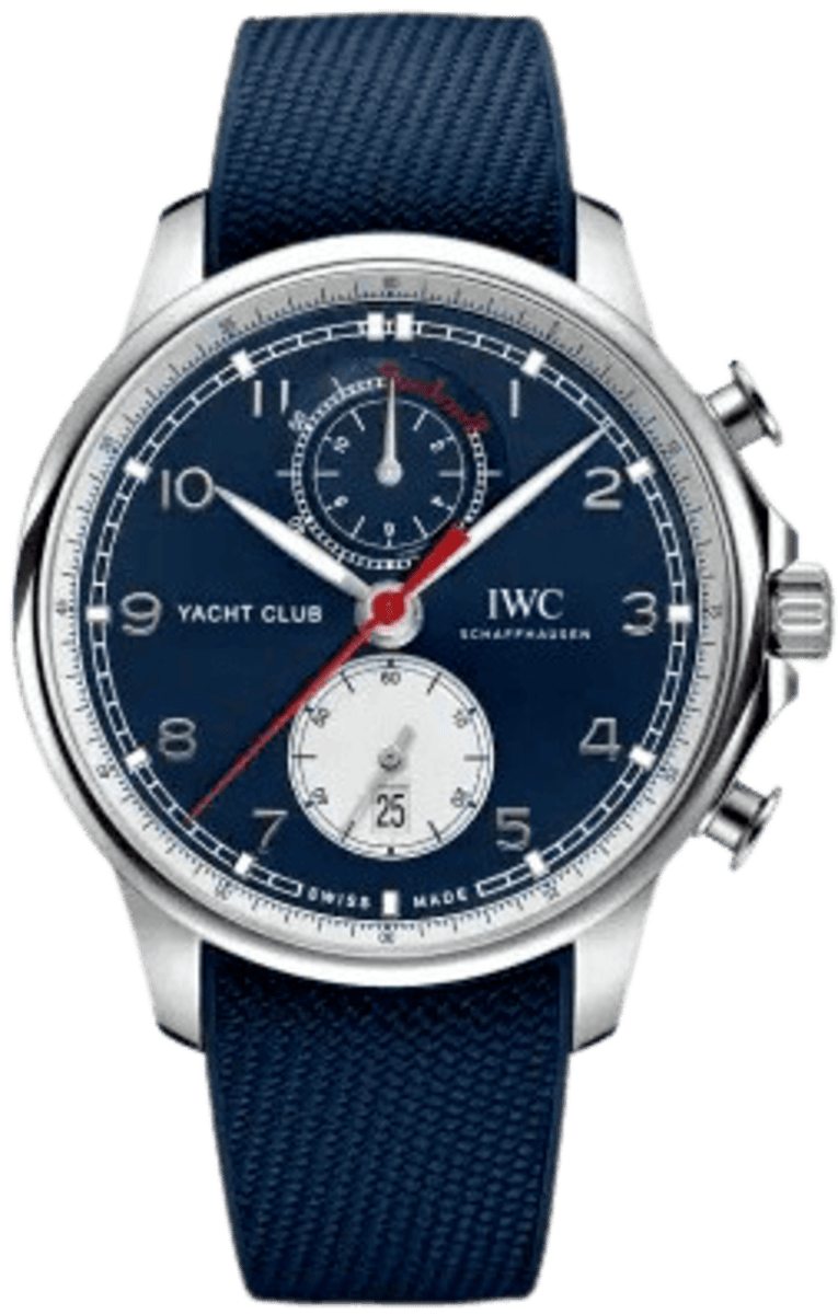 iwc yacht club rubber strap