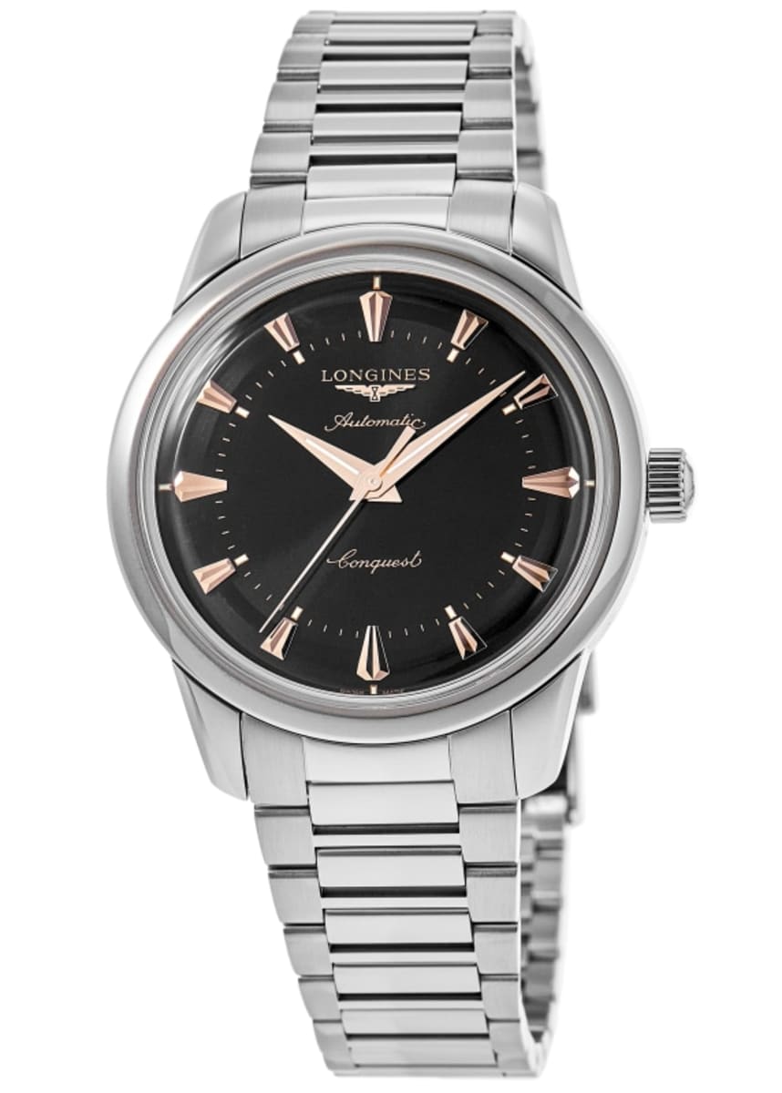 Longines Conquest Heritage Men's Watch L1.649.4.52.6 | WatchMaxx