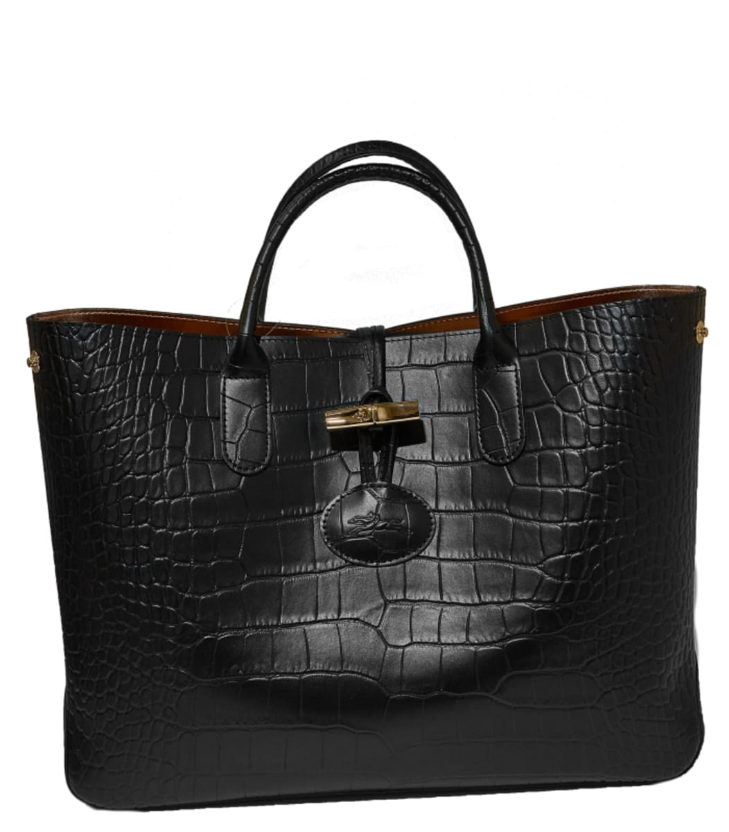 Longchamp Roseau Medium Leather Tote Women's NWT BROWN +$600
