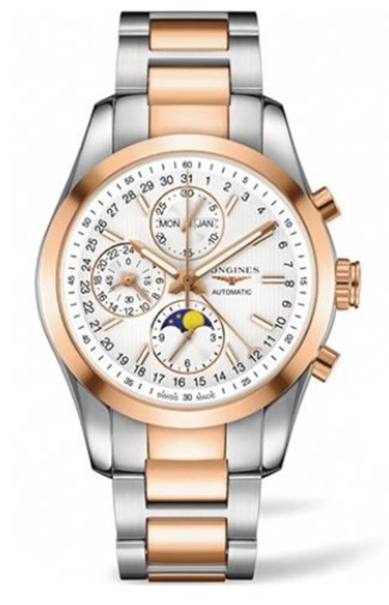 Longines best sale moonphase gold