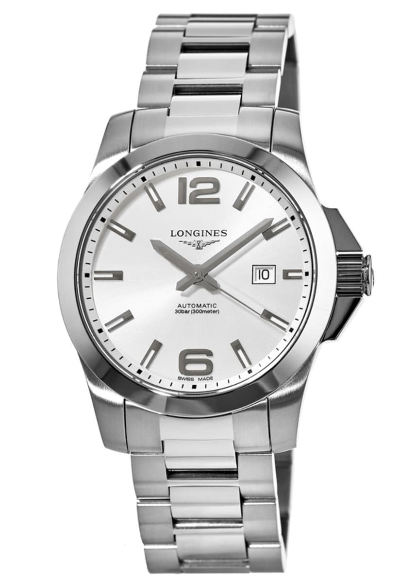 Longines Conquest Automatic Silver Dial Men's Watch L3.778.4.76.6