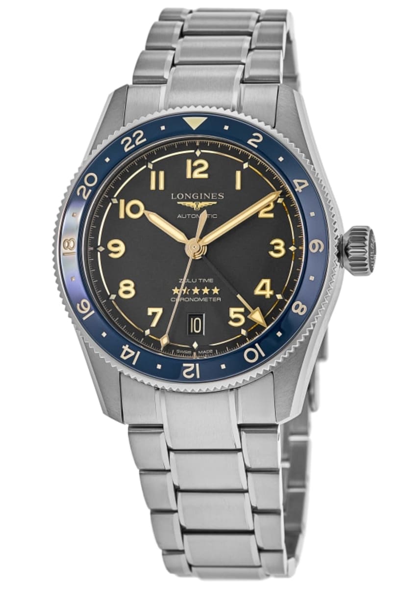 Longines Spirit Zulu Time Men's Watch L3.802.4.60.6 | WatchMaxx