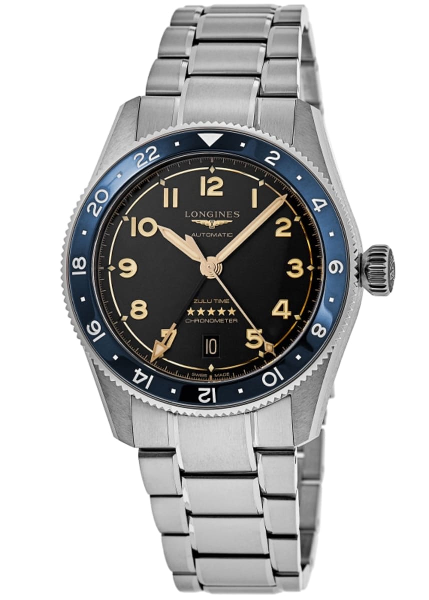 Longines Spirit Zulu Time Men's Watch L3.812.4.60.6 | WatchMaxx
