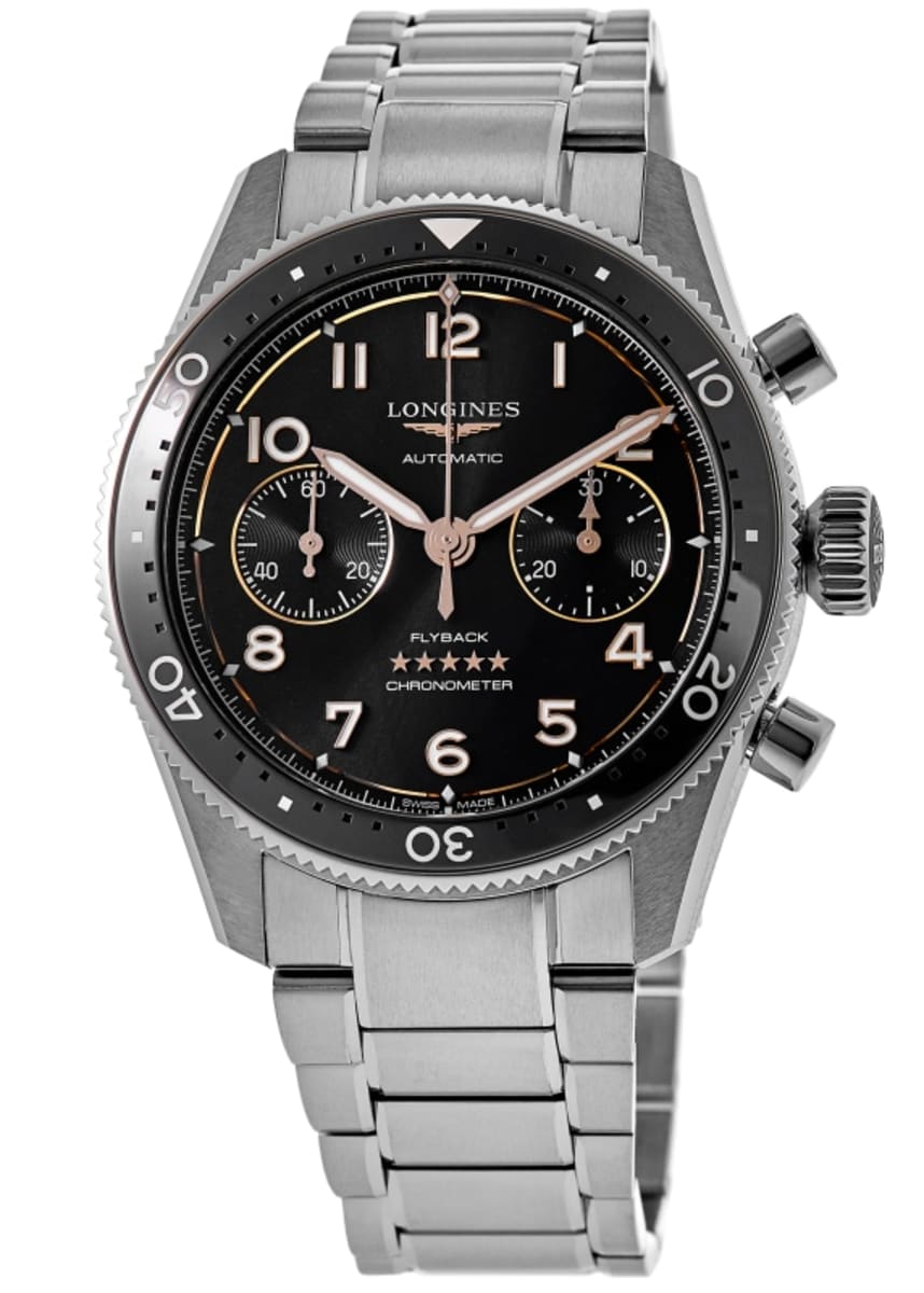 Longines Spirit Flyback Men's Watch L3.821.4.53.6 | WatchMaxx