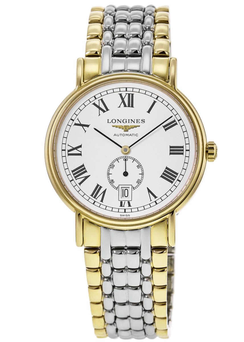 longines gold dress watch 1954 Longines Vintage Mens Handwound Dress Watch, Beautiful Design - 1