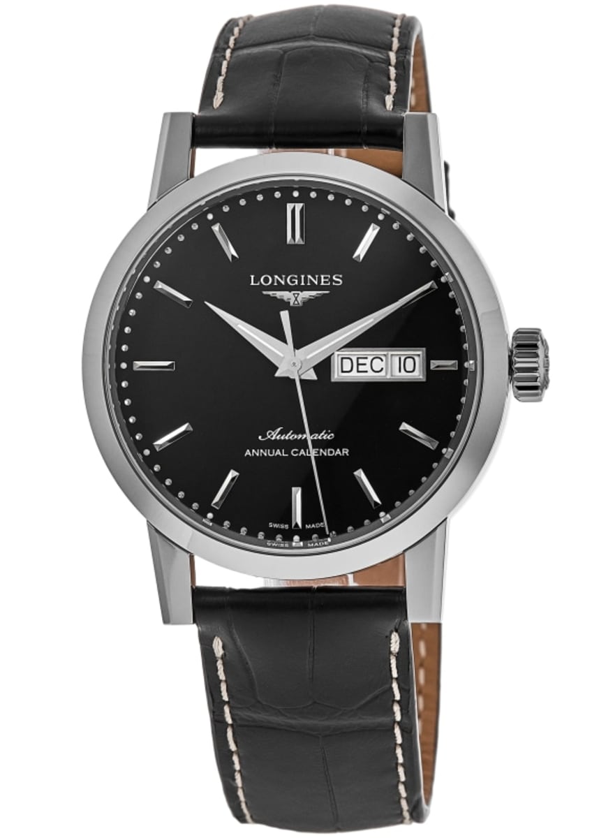 Longines Heritage 1832 Automatic Black Dial Leather Strap Longines Heritage 1832 Automatic Black Dial Leather Strap