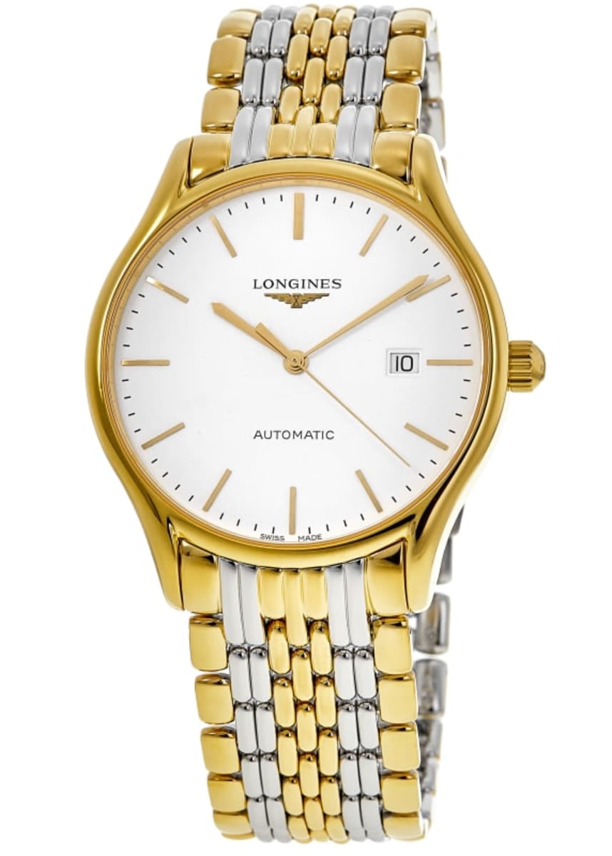 Longines Lyre Automatic White Dial Two-Tone Steel Men's Watch L4.961.2.12.7