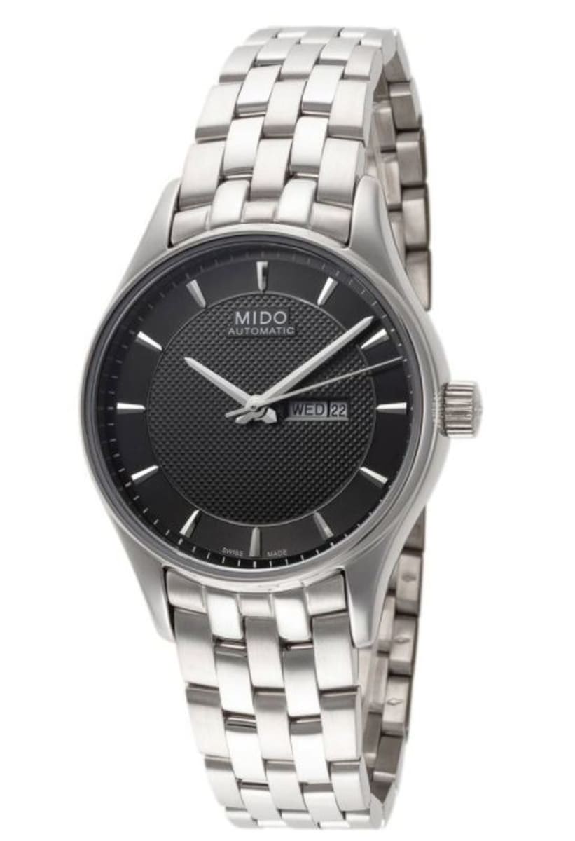 Mido Belluna Black Dial Steel Women's Watch M001.230.11.061.91