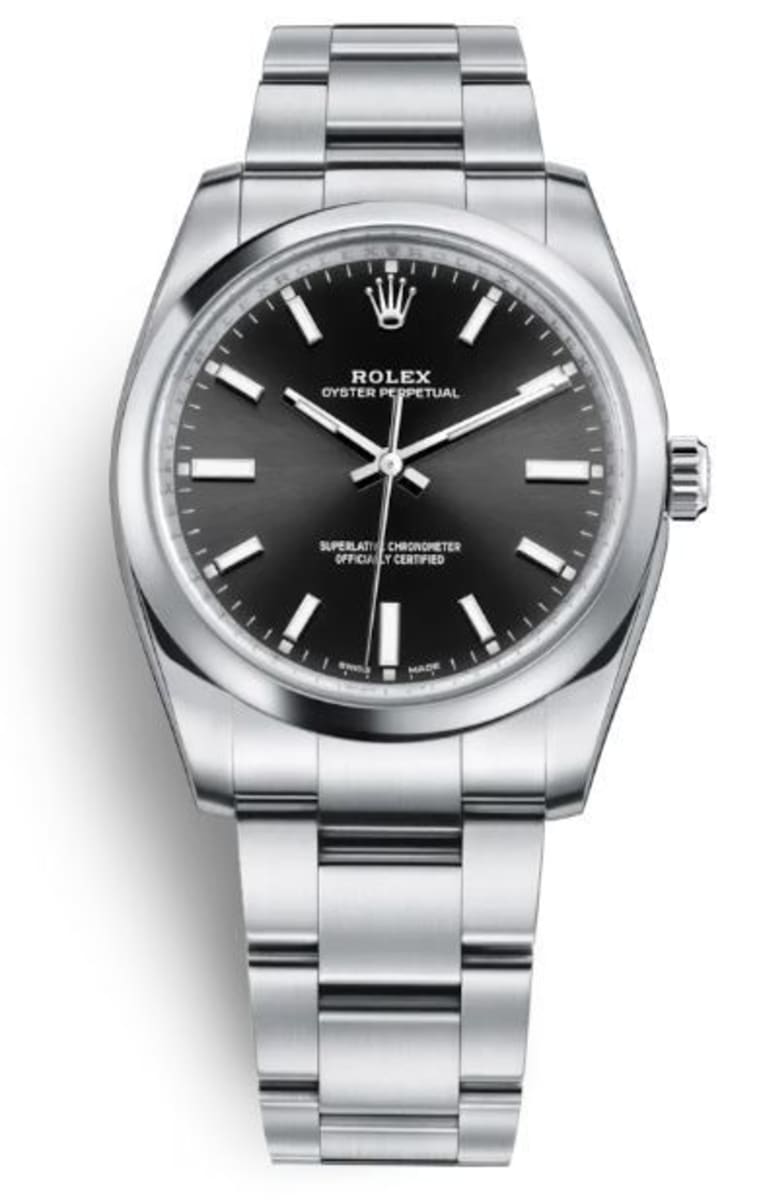 Rolex Oyster Perpetual Black Dial Women 