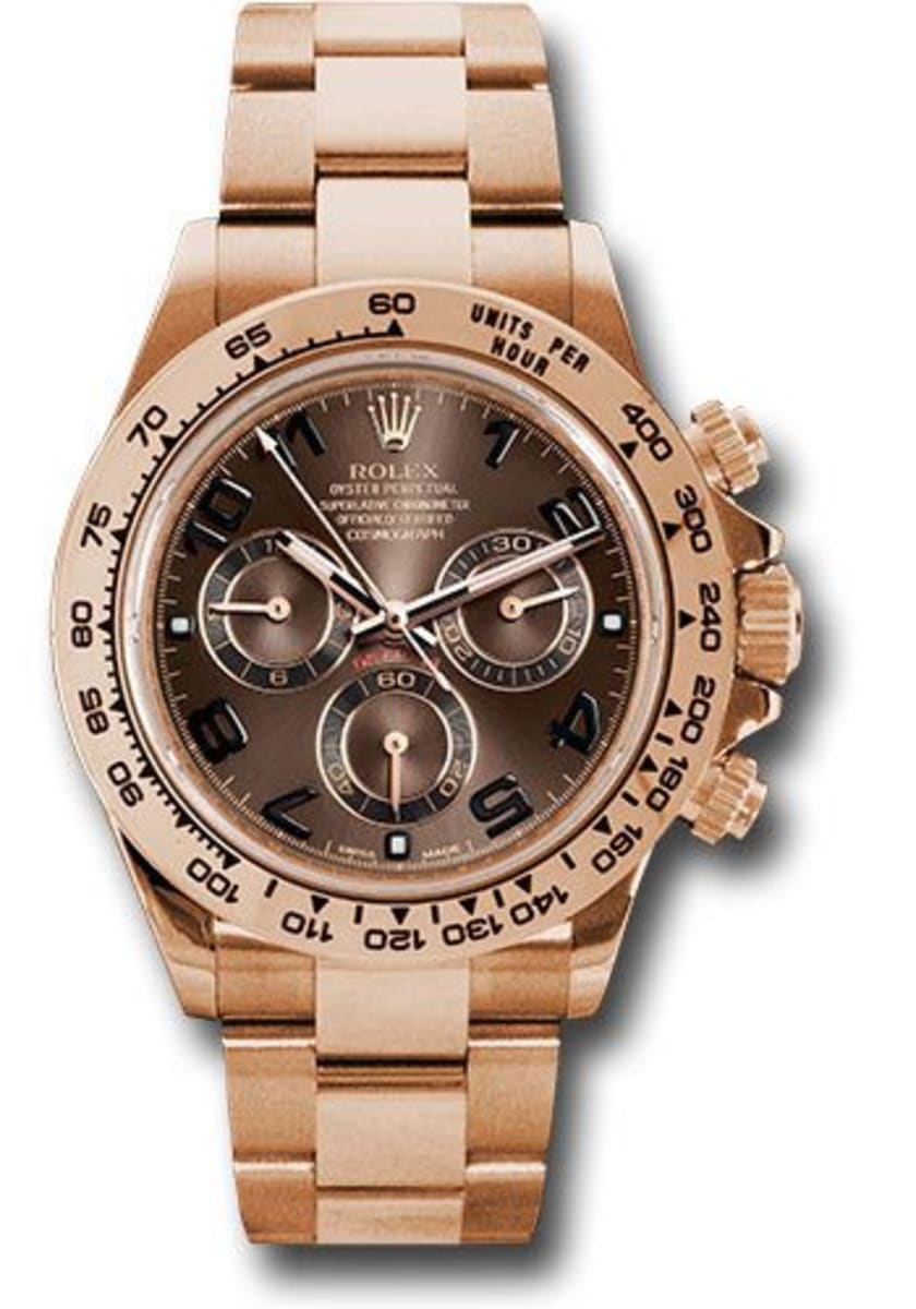 rolex daytona rose gold brown dial